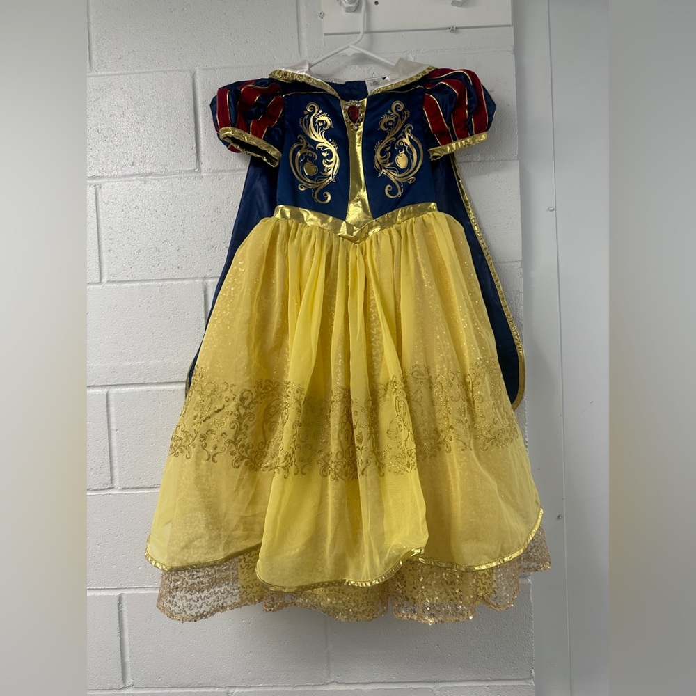 Disney Snow White Deluxe Princess Costume Dress Girls Halloween Dressup